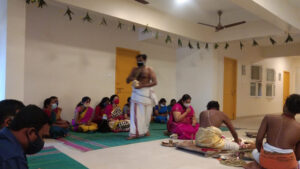 Inauguration pooja at Rani Meyyammai Hostel student life event