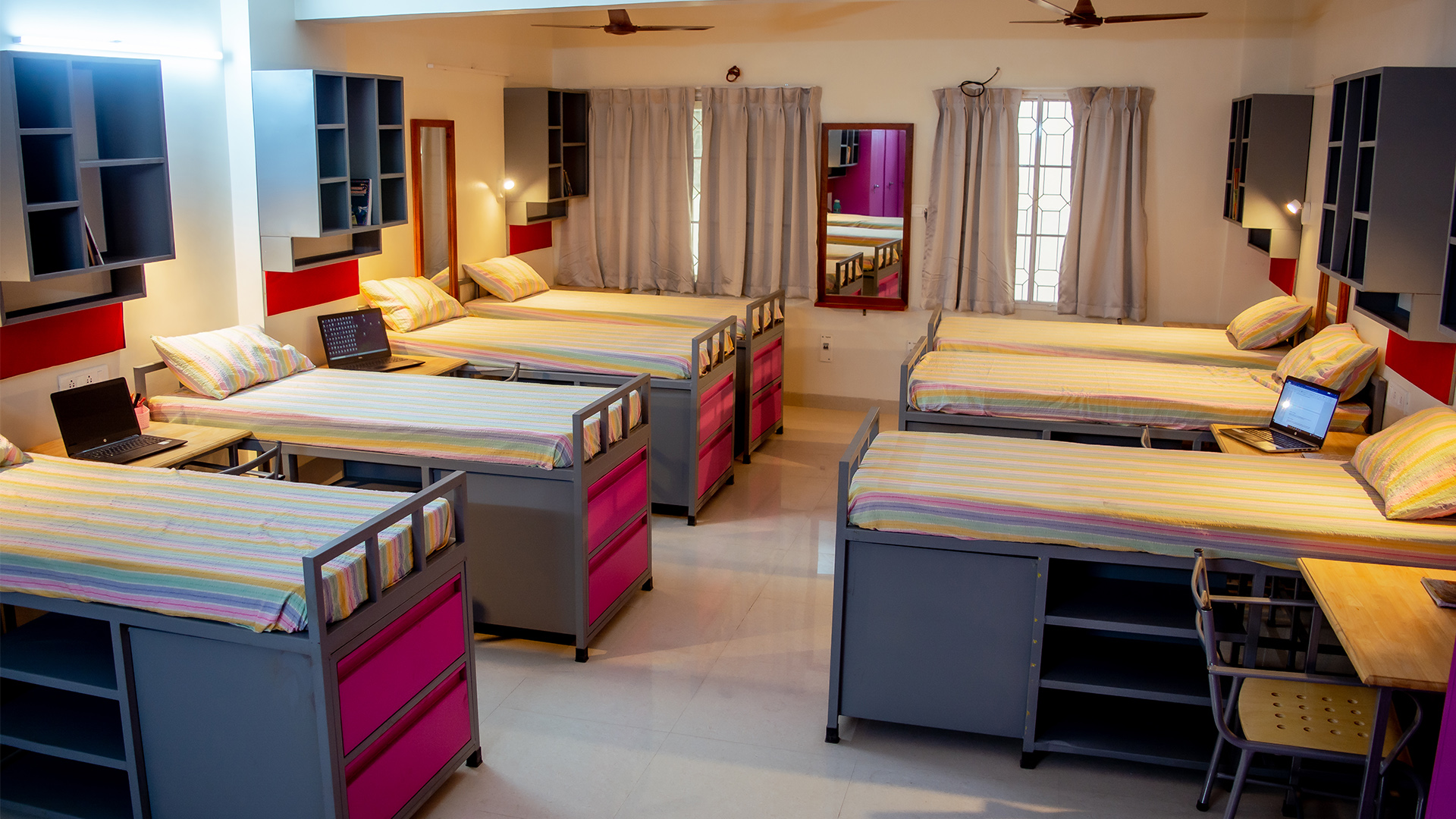 Seven Share Standard Room at Rani Meyyammai Hostel Chennai