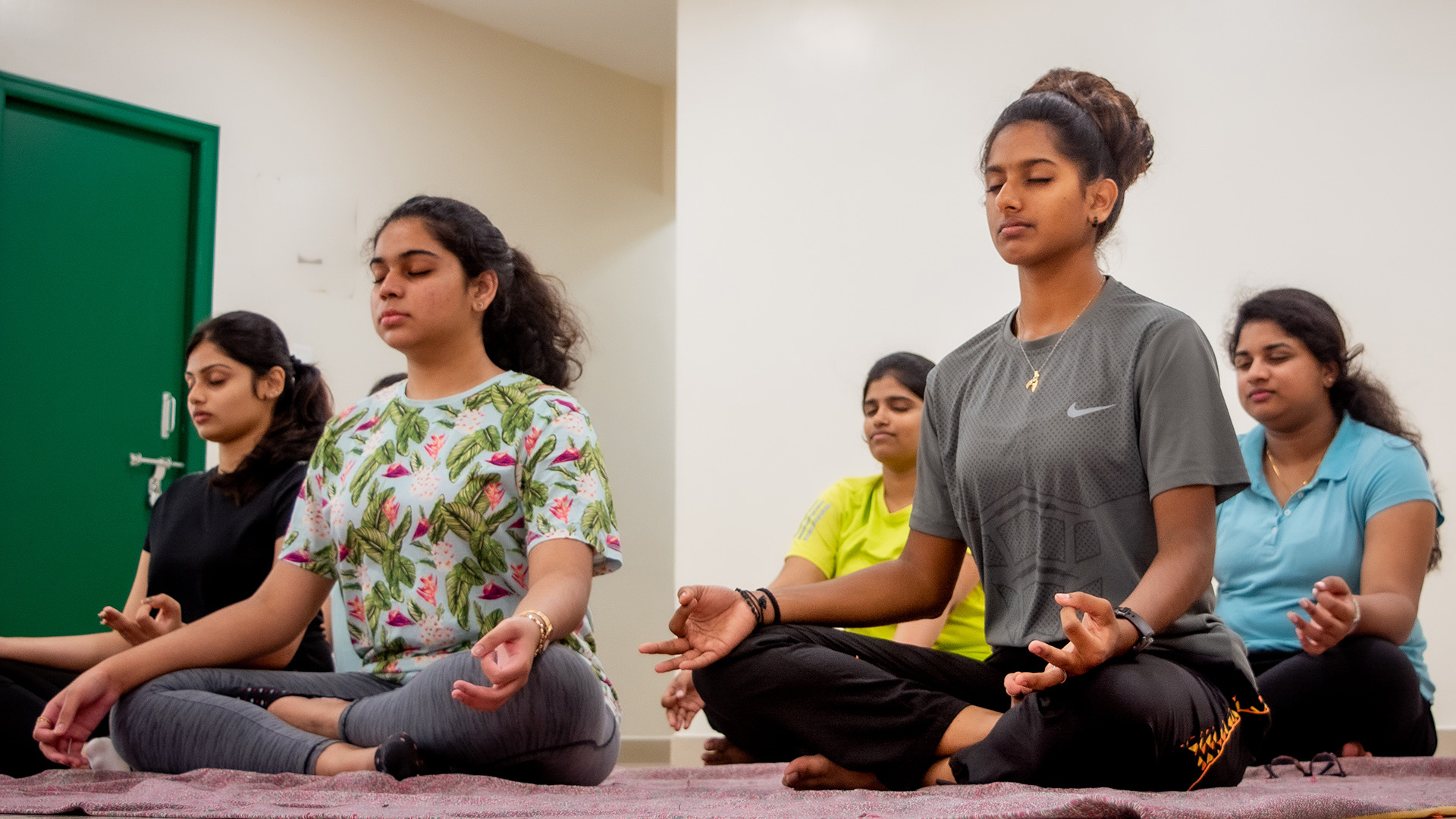Yoga Area at Rani Meyyammai Hostel campus