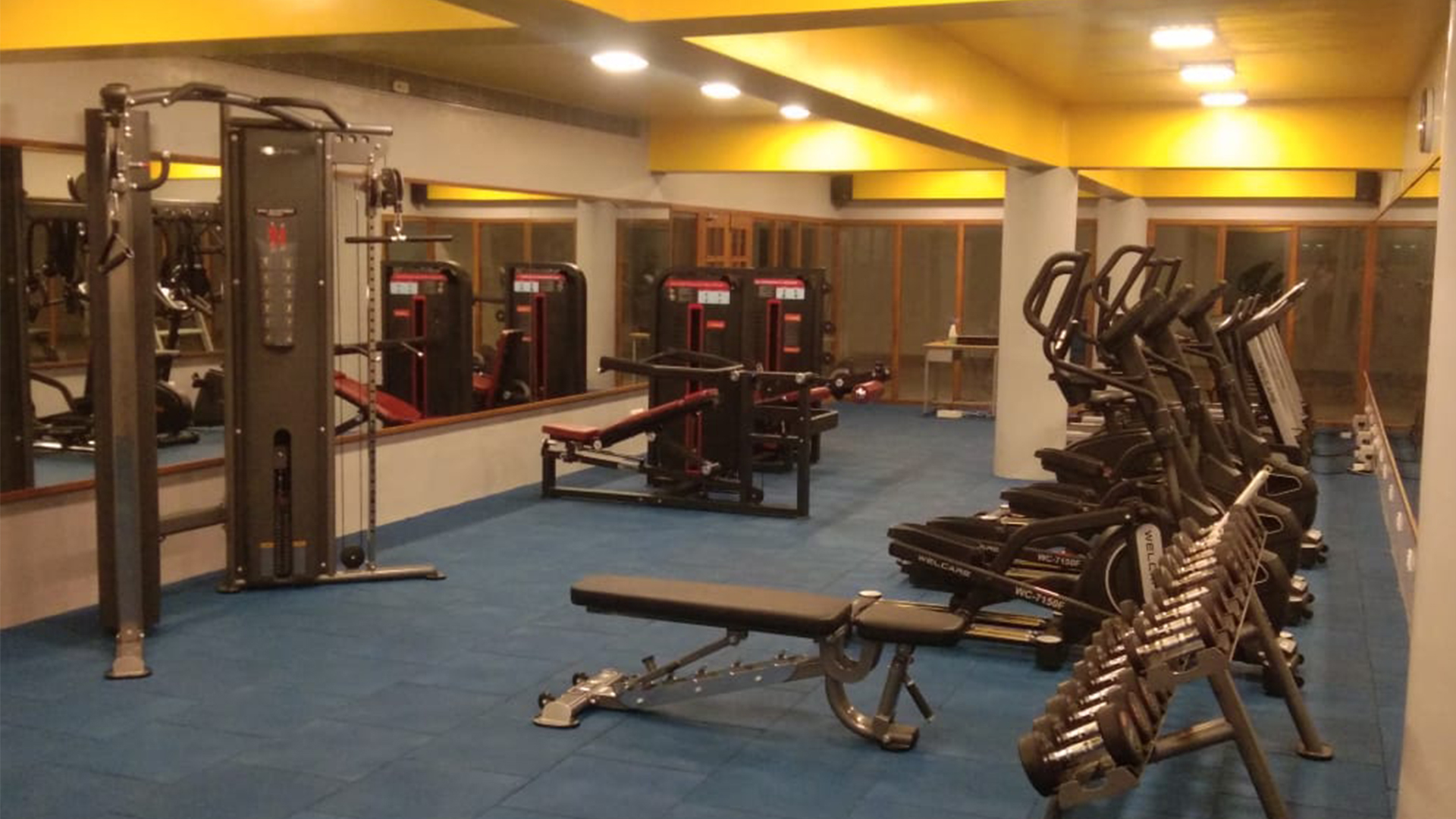 The Gymnasium at Rani Meyyammai Hostel campus