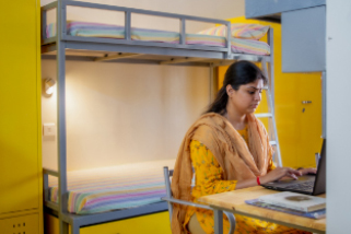 Ergonomic Furniture facility at Rani Meyyammai Hostel