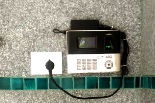 Biometric Entry & Exit facility at Rani Meyyammai Hostel
