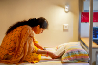Night Reading Lights facility at Rani Meyyammai Hostel