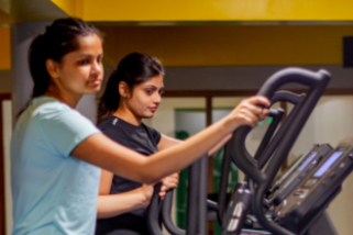 Air-Conditioned Gym facility at Rani Meyyammai Hostel