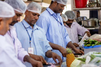 Experienced Kitchen Staff facility at Rani Meyyammai Hostel
